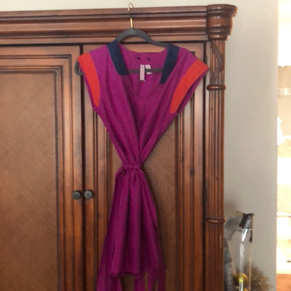 Colorblocked tunic/dress